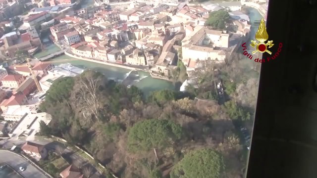 Frosinone - Terremoto, ricognizione aerea 02 (17.02.13)