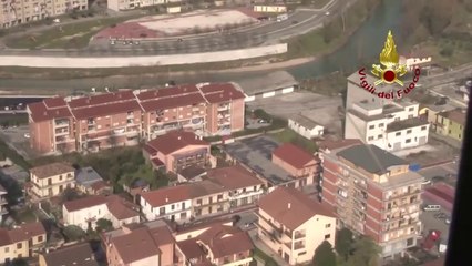 Frosinone - Terremoto, ricognizione aerea 01 (17.02.13)