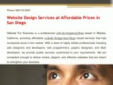 Website Design Services at Affordable Prices in San Diego