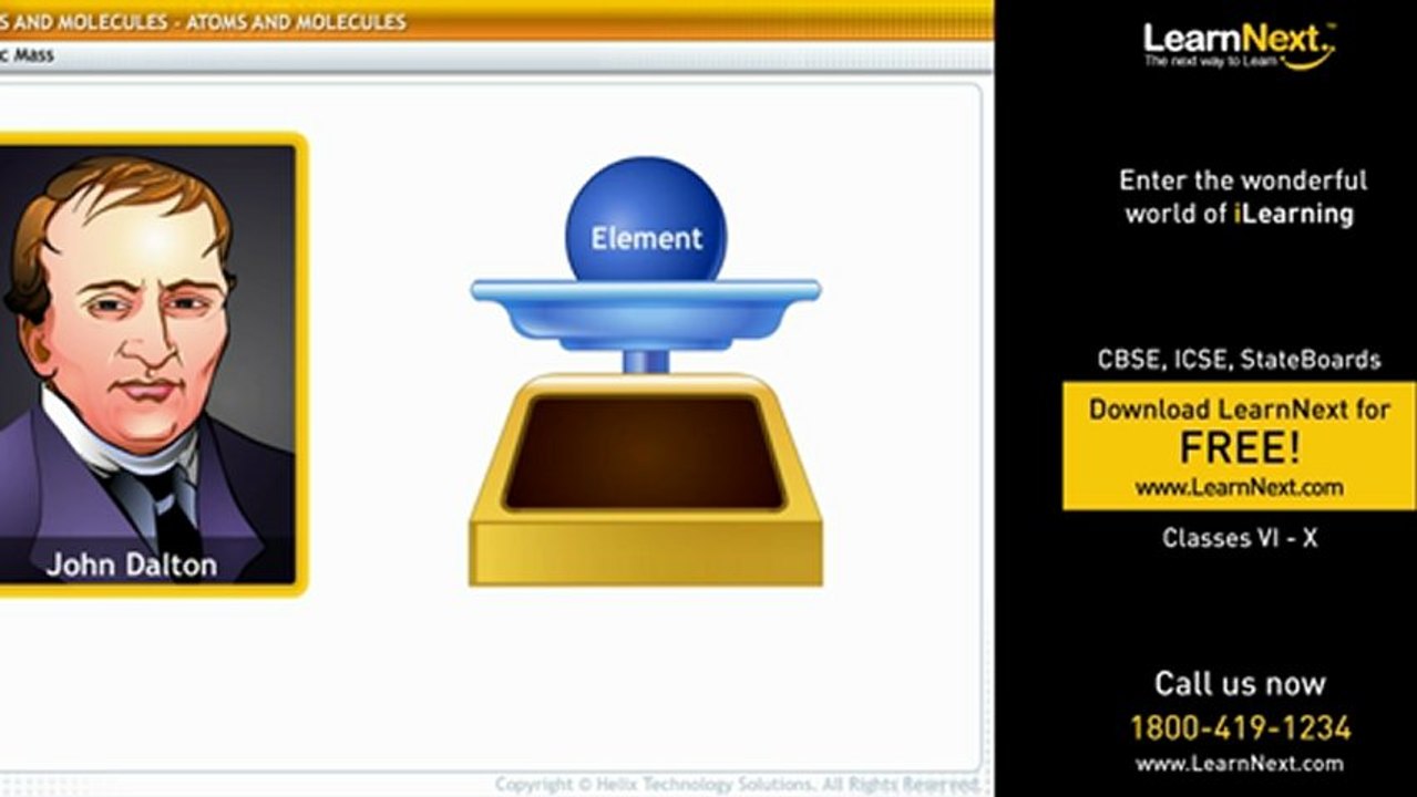 Class IX Atoms and Molecules