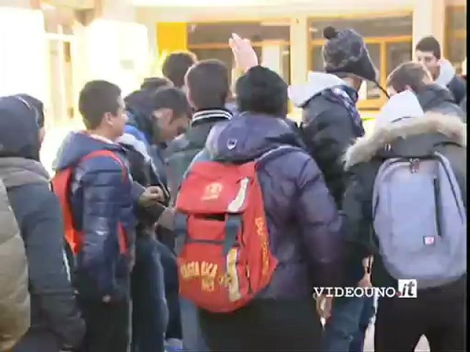 La protesta degli studenti dell'IPSIA