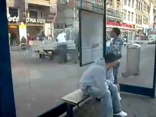 Illegally parked bicycle in Amsterdam