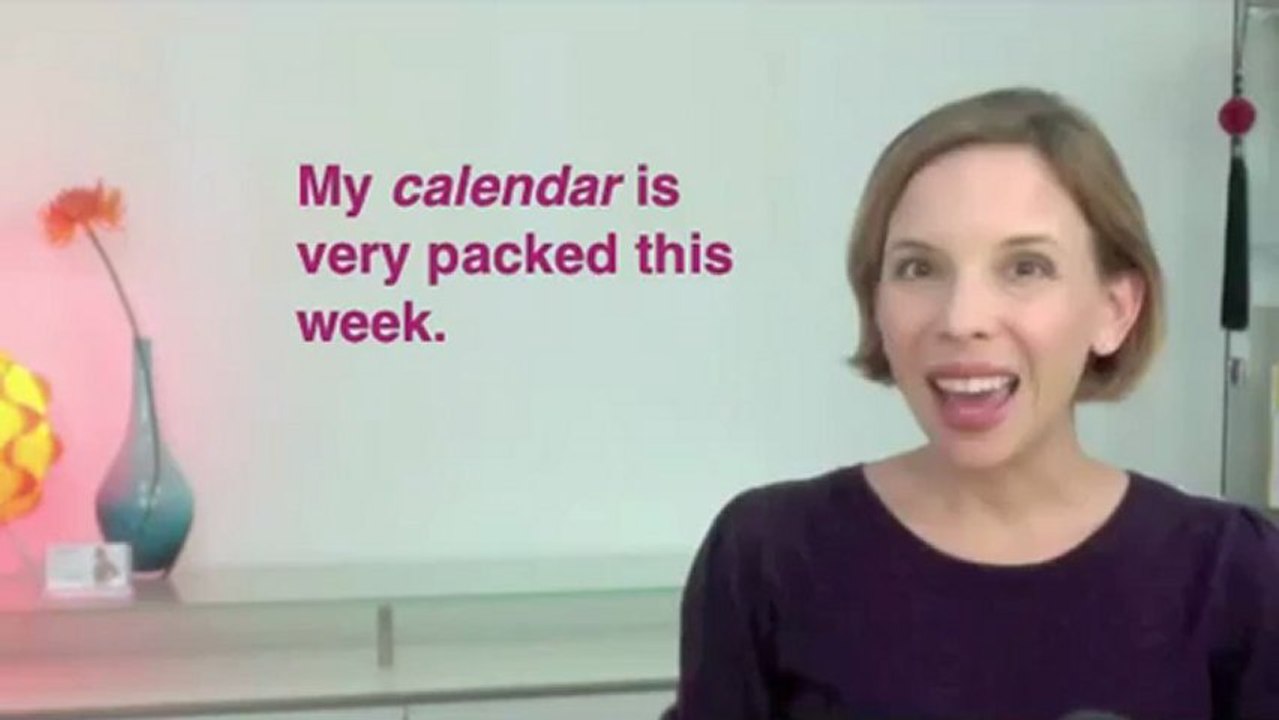 How to pronounce CALENDAR - 60-sec. Pronunciation Quick Fix (Heather Hansen)