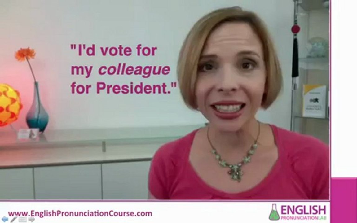 How to Pronounce COLLEAGUE - 60s. Quick Fix with Heather Hansen