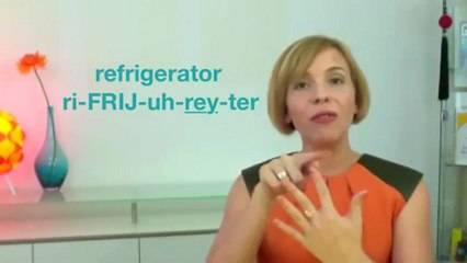 How to Pronounce 'REFRIGERATOR' - 60sec Quick Fix with (Heather Hansen)