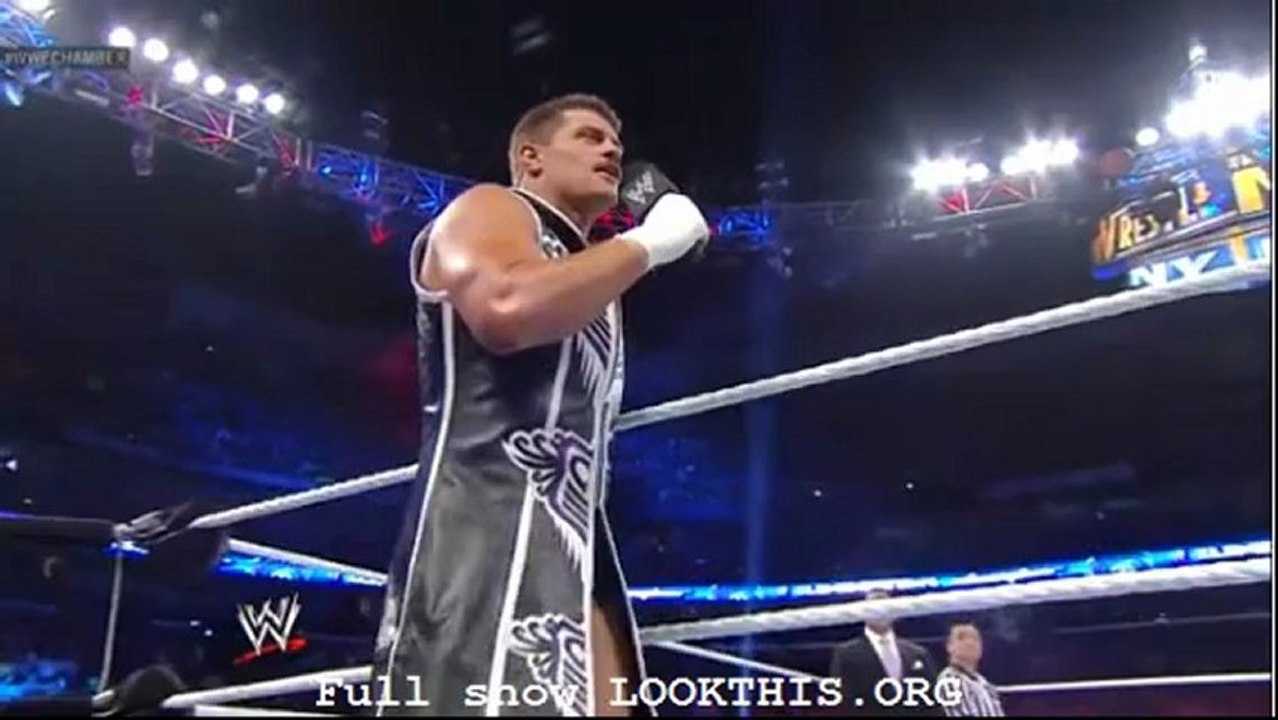 HD Rhode Schoolars reunion Elimination Chamber 2013