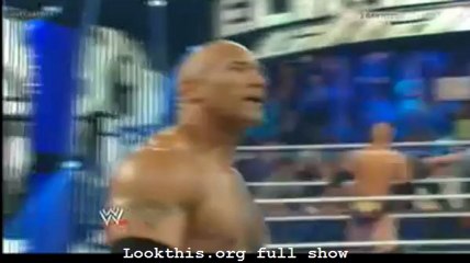 HD THe Rock vs CM Punk Elimination Chamber 2013