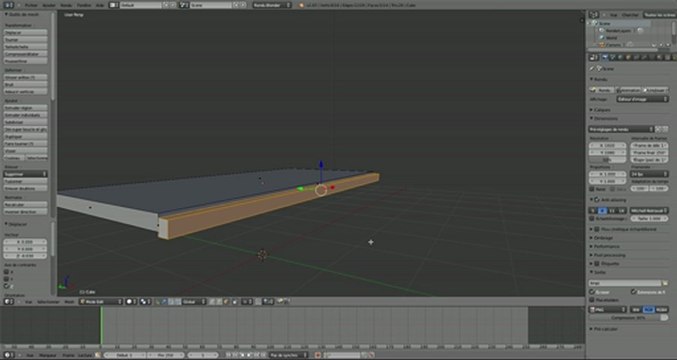 Tuto Blender | Mur & escalier