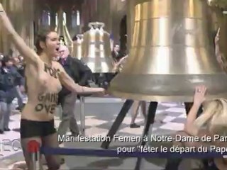 REC FEMEN à notre Dame