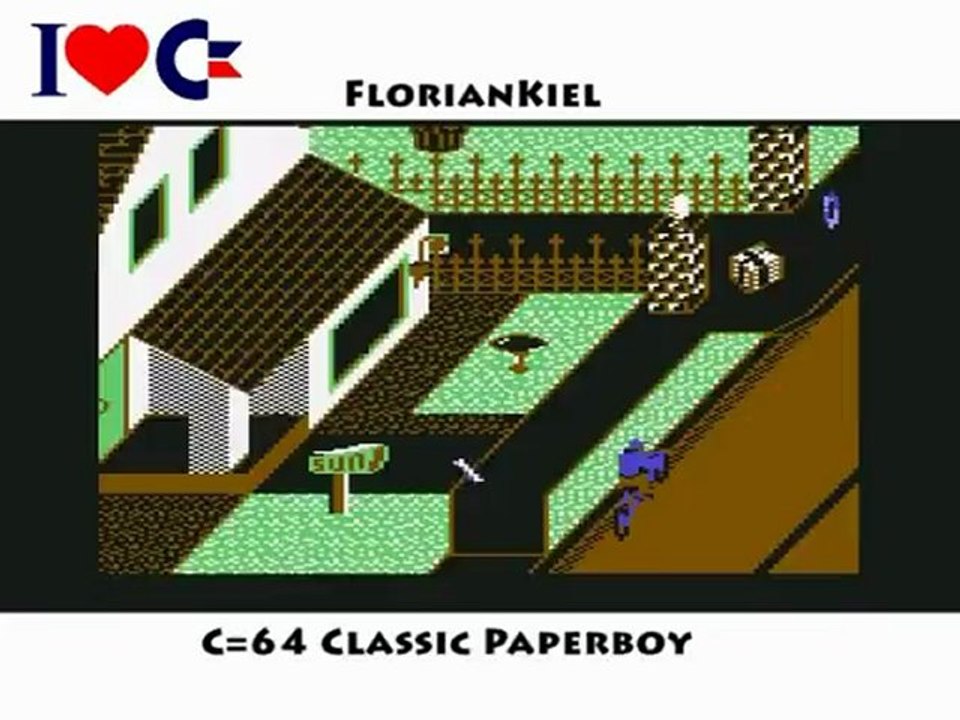 Lets Play Paperboy C64 (Walkthrough)