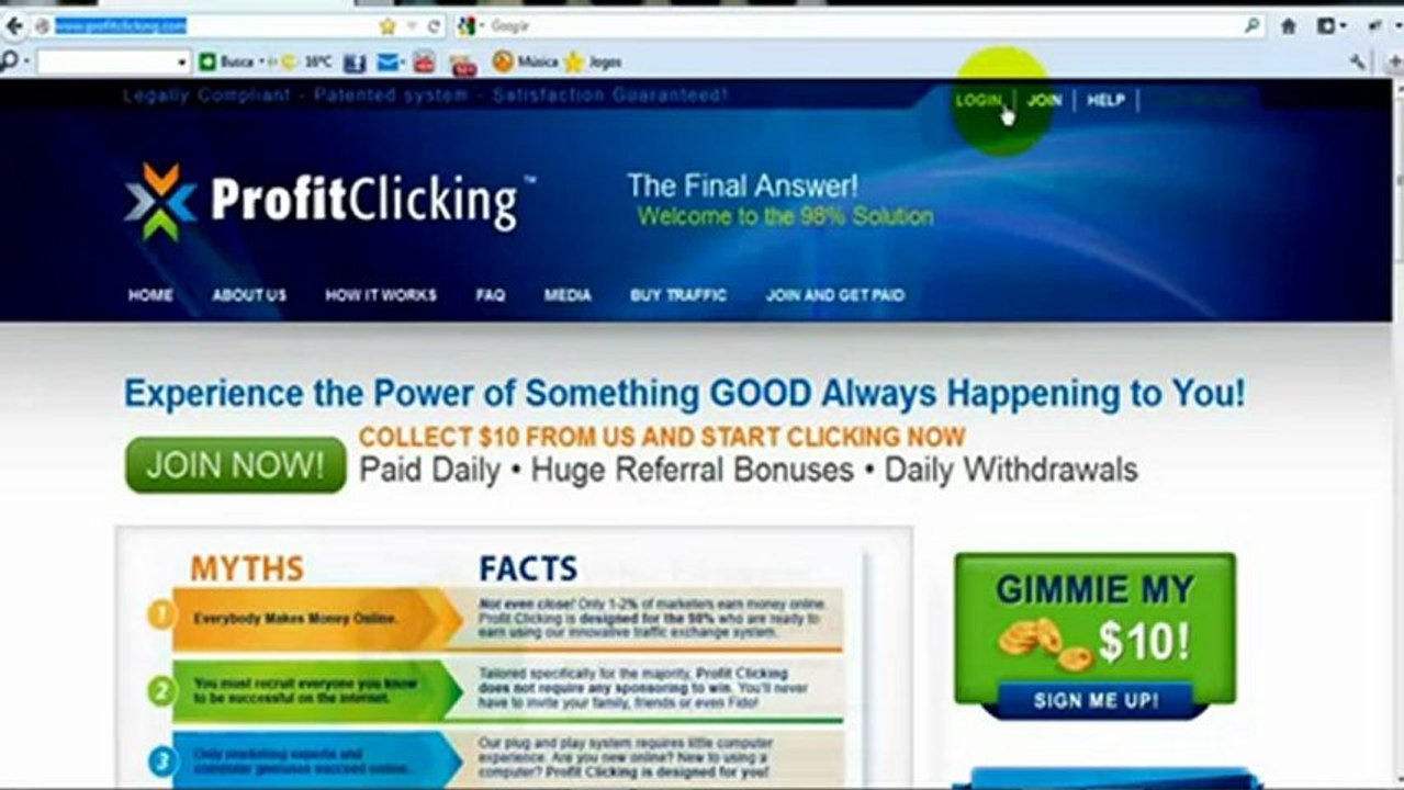 Profit Clicking simple daily work to make money
