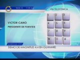 Sismo de magnitud 4,4 se registró en Guanare; no deja lesionados ni daños materiales