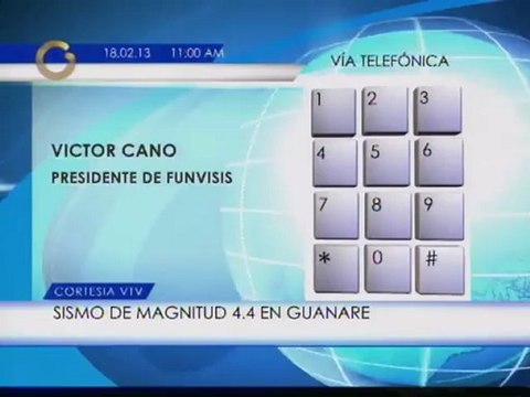 Sismo de magnitud 4,4 se registró en Guanare; no deja lesionados ni daños materiales