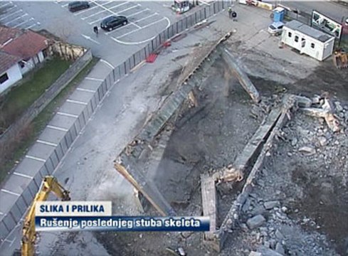 K23TV - Press iz prve ruke - Srušen skelet, Subotica - 18. februar 2013.