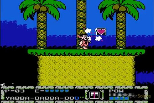 The Flintstones : Surprise at Dinosaur Peak les deux premiers niveaux