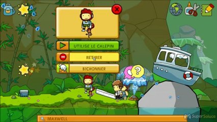 Soluce Scribblenauts Unlimited : Chutes anaphore - Fragment n°5