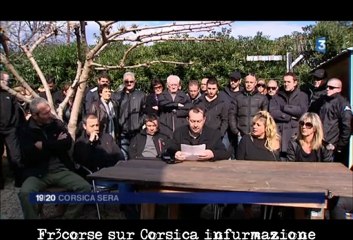 #corse - reportages de France 3 Corse sur le soutien à Christophe Pieri