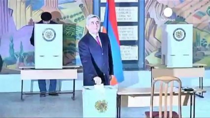 Armenia president secures re-election