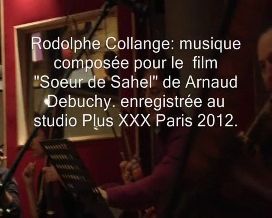 Rodolphe enregistre au Studio Plus XXX. Paris, nov 2012