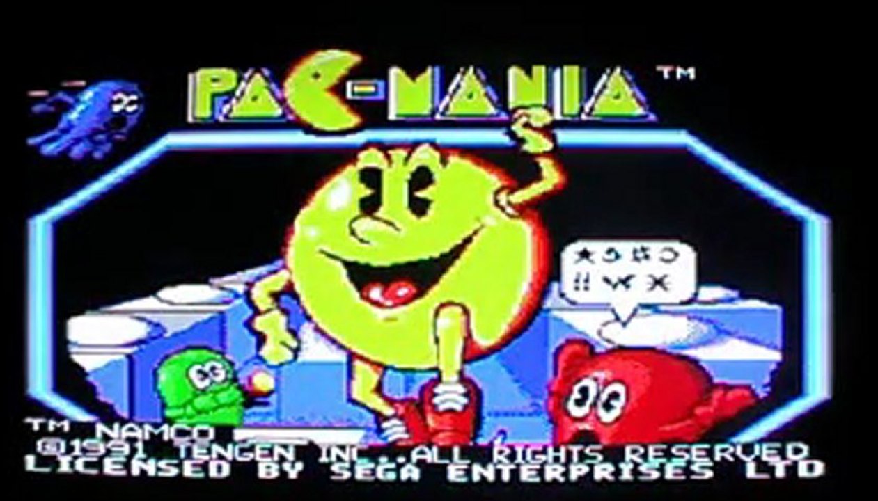Videotest Pacmania (master system)
