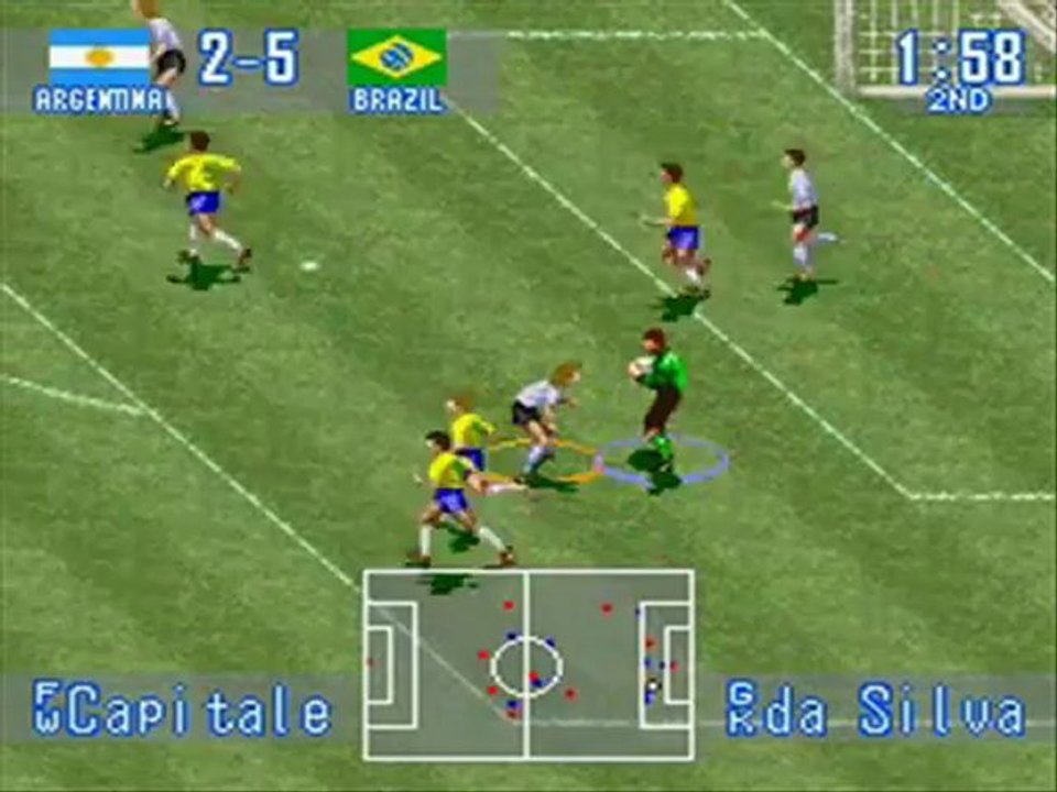 International Superstar Soccer (SNES) - Brazil Vs Argentina (Exhibition Game) - Second Half