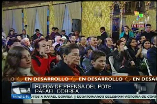 Correa: No se dialogará con opositores antipatriotas