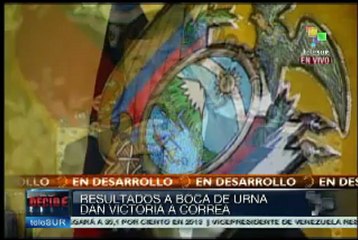 Rafael Correa agradeció a los ecuatorianos por la victoria