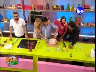 Mousse de frutillas y queso blanco en 3 pasos