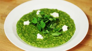 Simply Gourmet: Pea And Goats Cheese Risotto