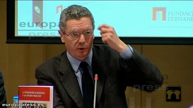 Gallardón quiere cambiar el modelo de imputado