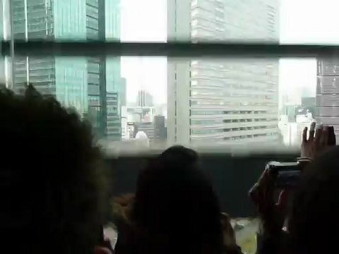 On monte dans les tours de Shiodome !