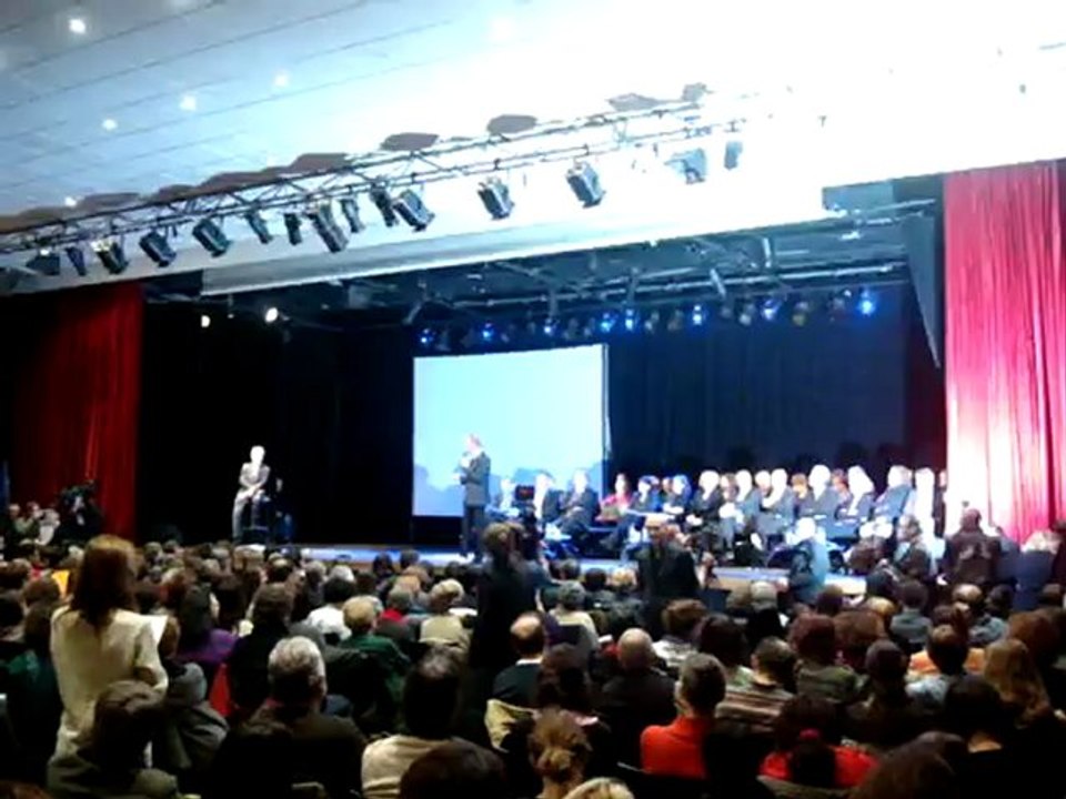 Bertrand Delanoë Rythmes scolaires 3e réunion publique