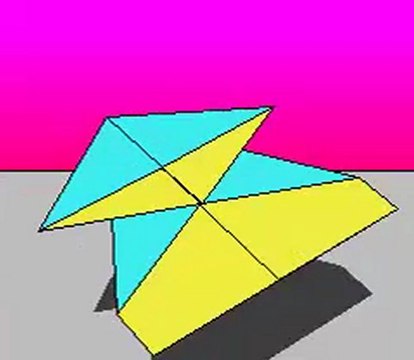 How to Fold the Raptor Falcon Paper Airplane Instructions Video