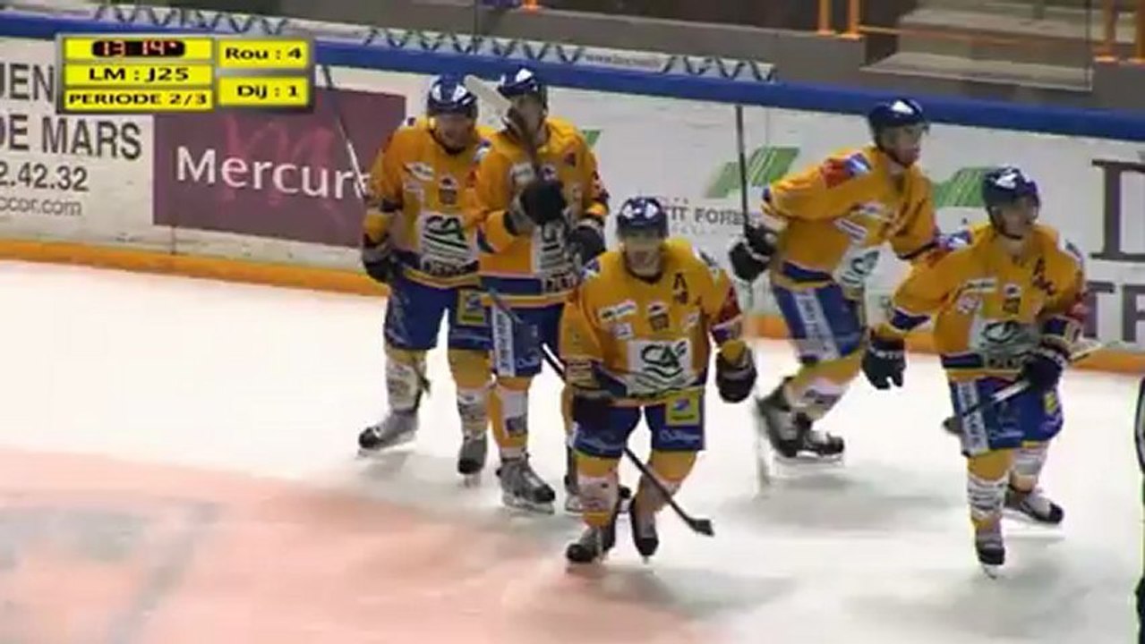 Ligue Magnus saison 2012-2013 : Journée 25 : Rouen vs Dijon