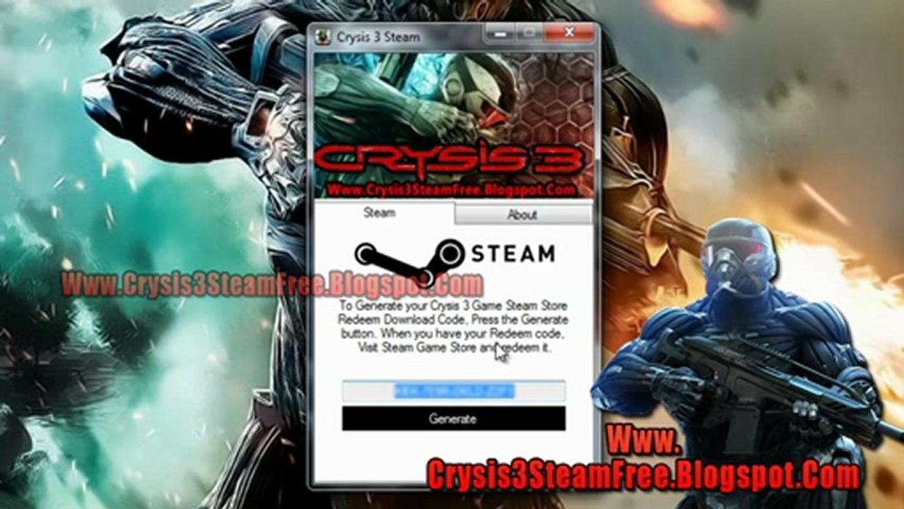 How to Download  Crysis 3 Steam Redeem Codes Free!!