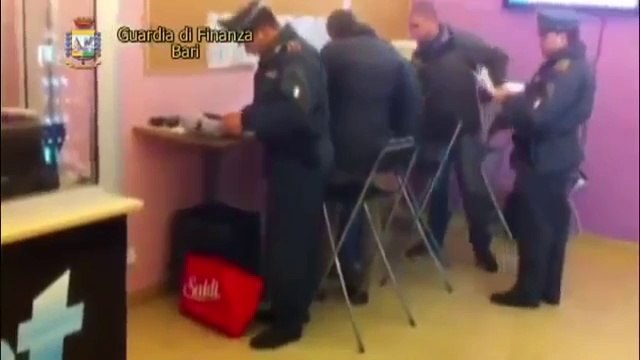 Bari - Operazione Fuorigioco della Gdf (18.02.13)