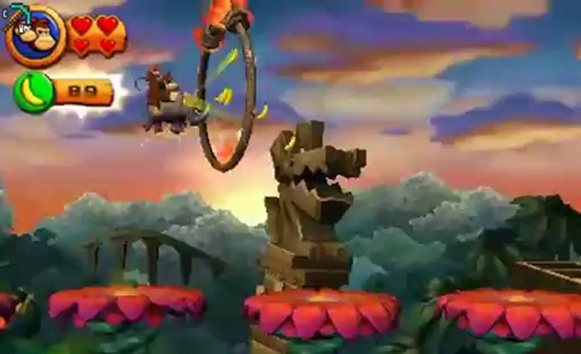 Donkey Kong Country Returns 3D - Trailer d'annonce