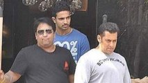 Salman Khan spotted with Sunil Shetty @ Being Human Store