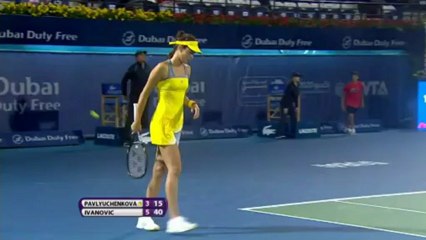 Ivanovic batte Pavlyuchenkova - Dubai, 1° turno