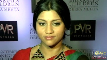 Konkona Sen Sharma at the premiere of Film Midnight s Children