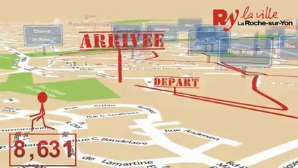 Parcours de la course (8 690m)