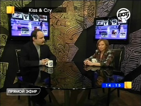 Елена Бережная в программе Kiss & Cry