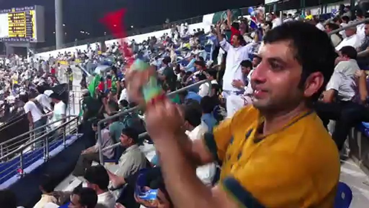 Nauman Watching Pak vs Aus 31 August 2012 - Part 6