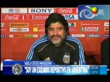 Diego Maradona en Intratables-pronto.com.ar