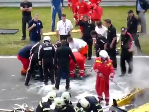 Crash de Giorgio Bartocci en Lamborghini Gallardo LP 560