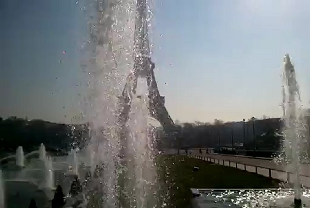 La Tour Eiffel vue du Trocadéro