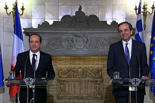 Conférence de presse avec M. Antonis SAMARAS, Premier ministre de la République hellénique