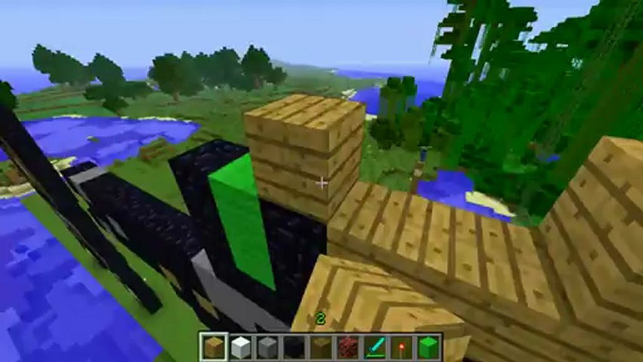 Minecraft Speedbuild - Resident Evil Theme with Zombie, Chris Redfield and Jill Valentine