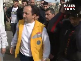 Otobüs'deki Yolcular Ümraniye'de Boğulma Tehlikesi Geçirdi!