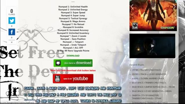 Crysis 3 pc trainer +90 Godmode Hacks